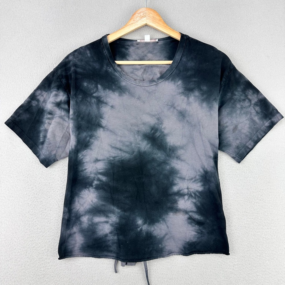 Don't Ask Why Tie Dye T-Shirt Short Sleeve Size OS Italy‎ Workout Yoga Stretch